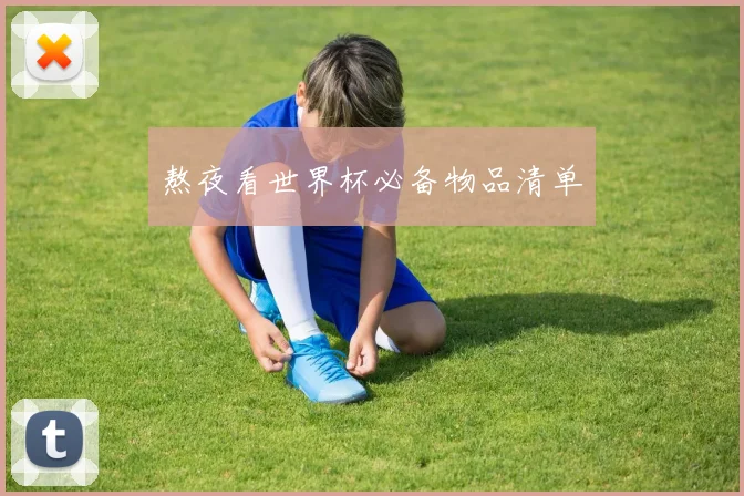 熬夜看世界杯必备物品清单